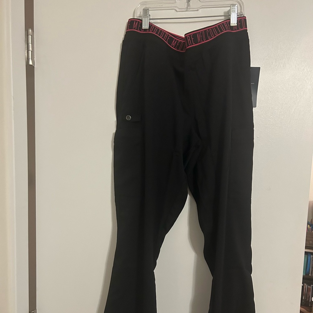 Med couture scrubs black size medium